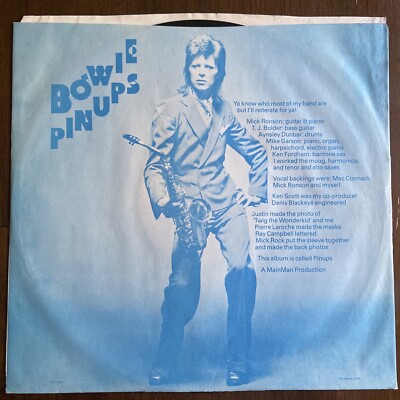 DAVID BOWIE PINUPS RCA APL1-0291 | eBay