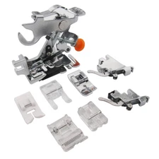 8PCS UTILITY PRESSER FEET PACKAGE FOR SINGER Brother Elna Janome Juki Kenmore+