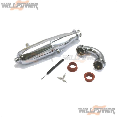 EFRA-2075 Exhaust Tuned Pipe / 3 Chamber #SA219CS (RC-WillPower) SH - Picture 2 of 2