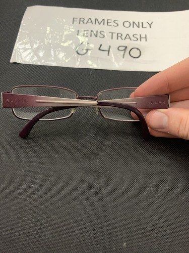 Ralph Lauren RA6034 446 Eyeglasses Sunglasses Frames Wine Rectangular 52/17 G490 - Picture 3 of 6
