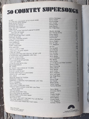 50 Country SuperSongs Of 1979 Songbook - Picture 2 of 4
