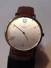 M&M Germany Herrenarmbanduhr große Uhr ungetragen