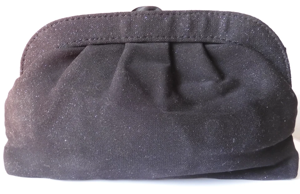 Pochette/Etui à main noir pailletée Lancôme - Photo 2/3