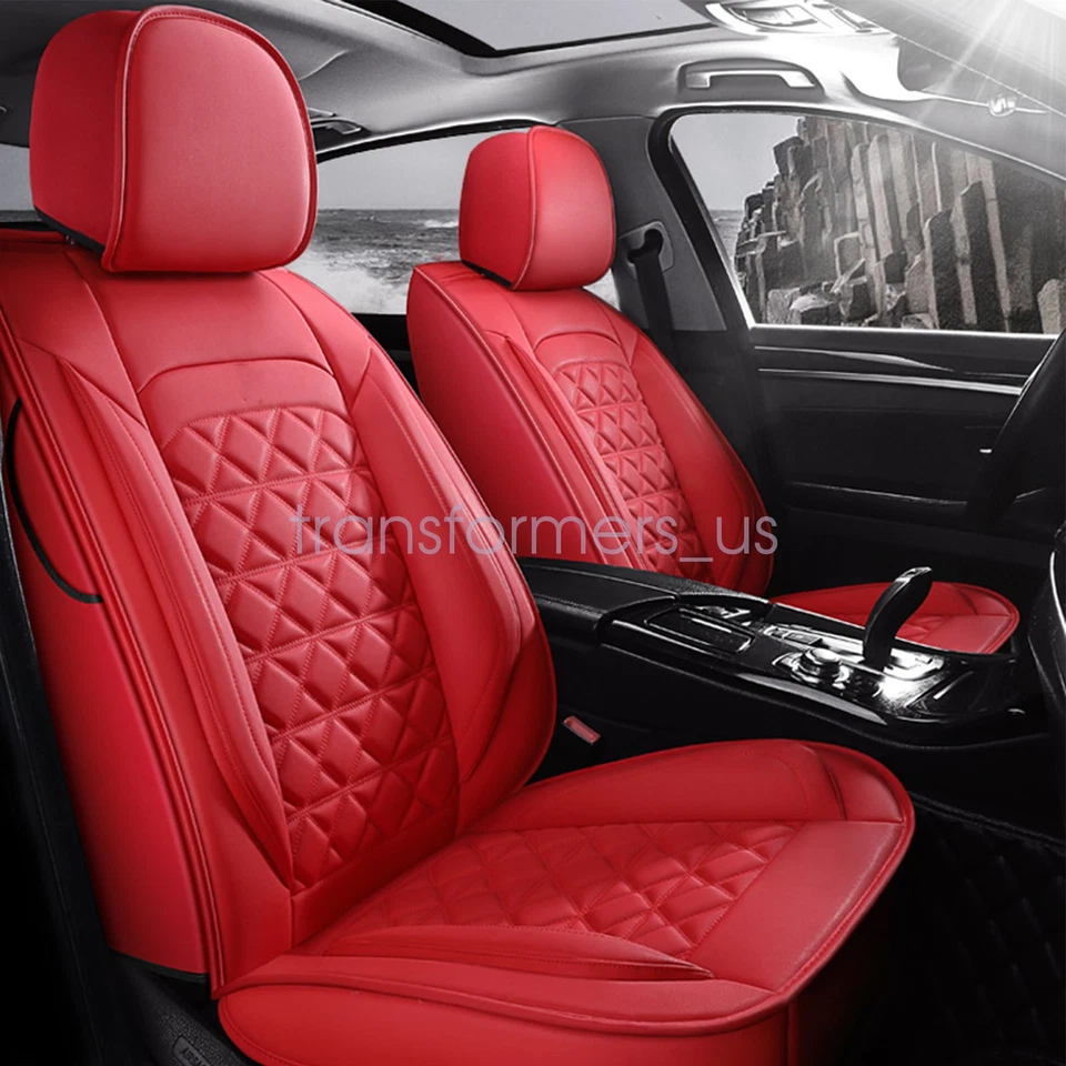 5 Seat Full Set Car Seat Covers Leather For Infiniti FX45 M35 G35 G37 EX35 - Image 3 of 4