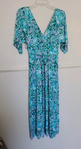 Vestido Largo Lilly Pulitzer Talla Pequeña Parigi *Piña De Mi Ojo* Isla Esmeralda - Imagen 14 de 16