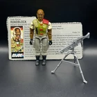 GI Joe 1986 Roadblock v2 100% Complete Vintage ARAH Action Figure With File Card