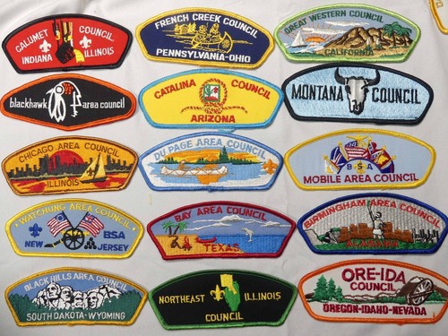 NobleSpirit (DF) Boy Scouts BSA Council Shoulder Patch Lot Vintage 200+ - Picture 5 of 12