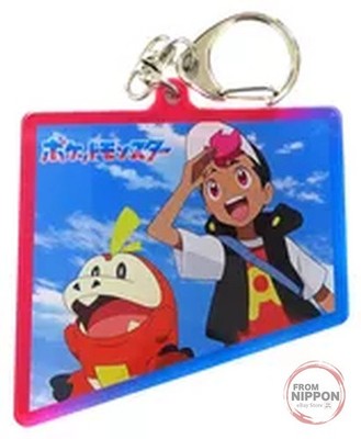Roy & Hogeta Acrylic Keychain B ''Pocket Monsters Pokemon and Blue Sky Sky Tre...