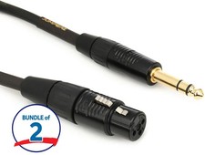 JUMPERZ JGTRSXF-1 Gold Cable - 1 foot 2-Pack 