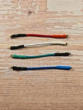  Cartridge Headshell Wires Leads Gold plated OFC Copper wire 1.2 Size Ferrule