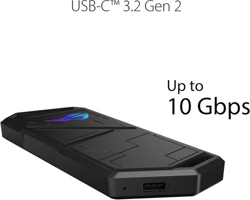 ASUS ROG Strix Arion M.2 NVMe Alloggiamento SSD USB 3.2 Gen2 Type-C 10 Gbps - Foto 3 di 10