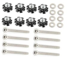 8-Piece Stainless Steel RV Ladder Repair Nut Kit for Camper  Motorhome  OEM