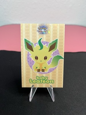 Baby Leafeon - Cracked Ice Holo - Let's Go Eevee Card Database - Pokemon Card