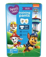 3T/4T Parents Choice Paw Patrol Training Pants pack of 21 