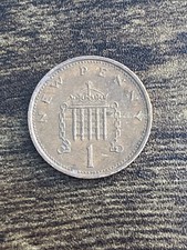 1976 UK United Kingdom Great Britain One 1 New Penny Actual Coin TB35*