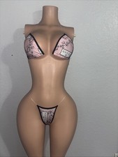 Exotic Dancewear Micro Bikini Thong Set