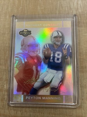 2007 Topps Co-Signers Peyton Manning, Anthony Gonzalez #1 /50