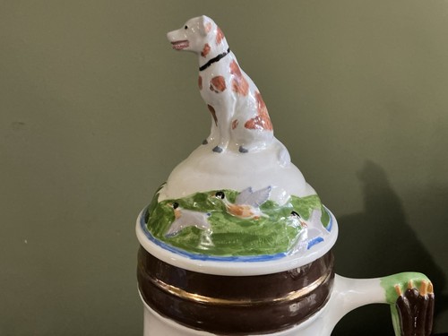 Vintage Norman Rockwell "A Week In The Country"Large Lidded Stein 14.5" Signed - Picture 5 of 15