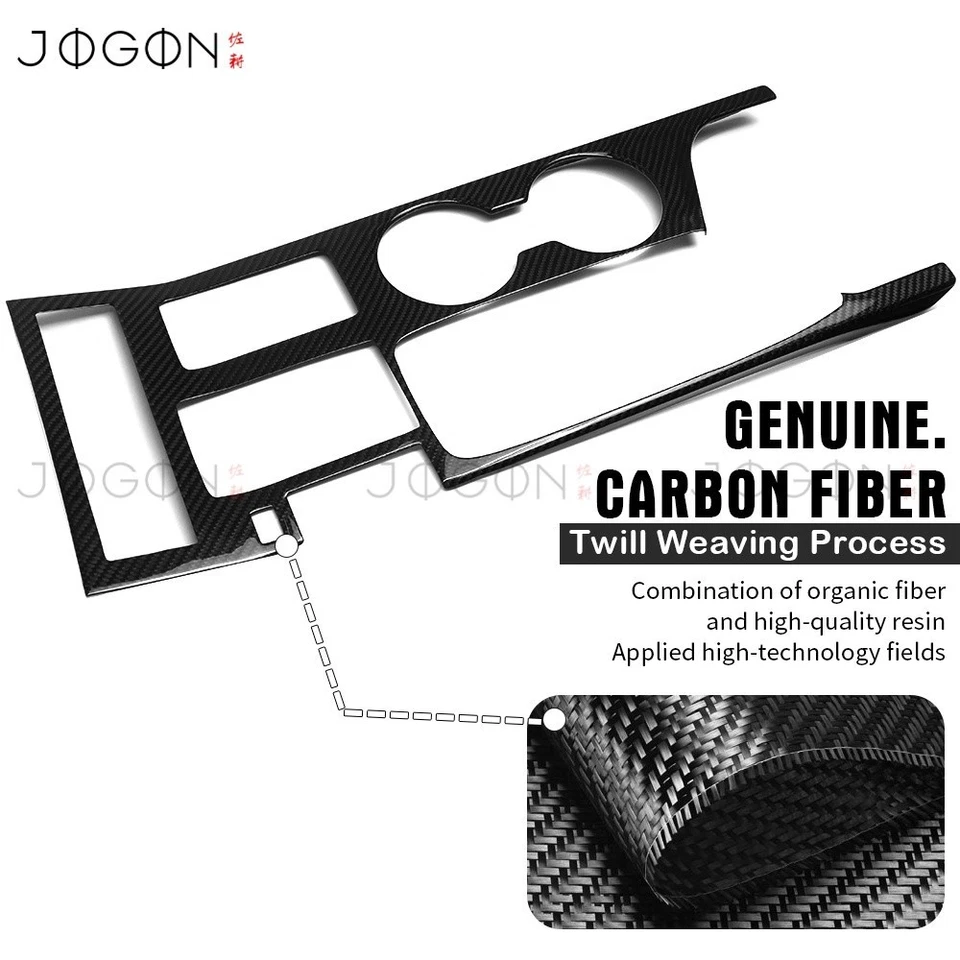 Real Carbon Console Gear Shifter Panel For Lexus IS300 IS350 IS500 F SPORT 2021+ - Imagem 3 de 4