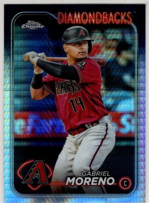 2024 Topps Chrome Baseball Gabriel Moreno No. 21 Arizona Diamondbacks