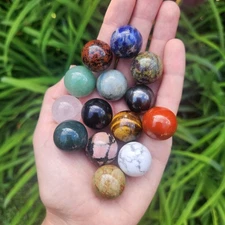 Mini Crystal Ball 20mm - Gemstone Sphere - Small Stone Ball