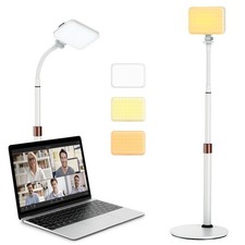 LED Desk Light With Stand, CRI97 Selfie for Video Recording, Computer for St...