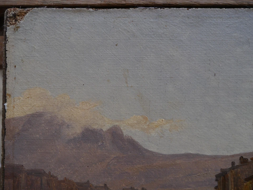 Grenoble,ancien pont de bois vers 1834.Alexan DEBELLE (1805-1897),Isère,Dauphiné - Photo 3/4