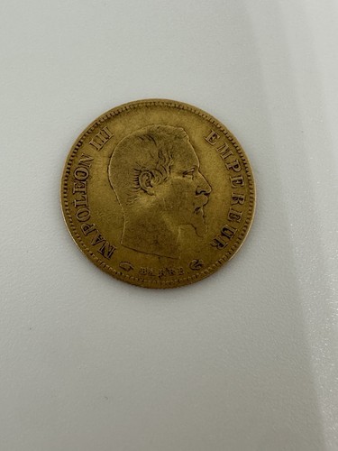 France 10 Francs gold coin 1858 A Napoleon III antique - Picture 5 of 7