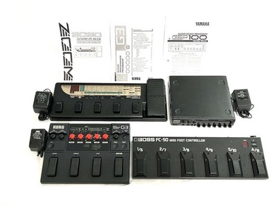 90s Vintage Effects Bundle: KORG G3, ZOOM 3030, YAMAHA GSP100 & BOSS FC-50
