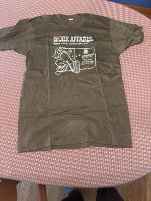 VTG RARE NEW 1980s: Work Apparel T-Shirt from Vernon E Hartford W Hartford CT LG