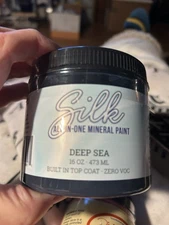 DIXIE BELLE SILK ALL IN ONE PAINT FURNITURE CABINET DIY CRAFTS ~DEEP SEA~ 16 Oz