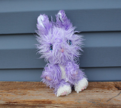 Moose Scruff a Luvs 2017 Purple Bunny Rabbit Stuffed Rescue Plush Fluffy  11''