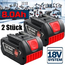2x für Bosch Professional Akku 18V  8 Ah Li-Ion ProCORE BAT618 BAT609 GBA GSR