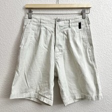 Vintage 80s Stussy Wear Surf Shorts Mens Small Sz 28 Beige White Beach Skate