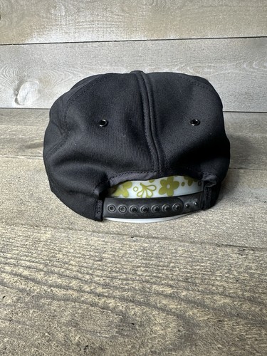 Vintage 80er Jahre schwarze Katze Rührei Snapback Truckermütze Tonkin USA Raupe - Bild 4 von 10