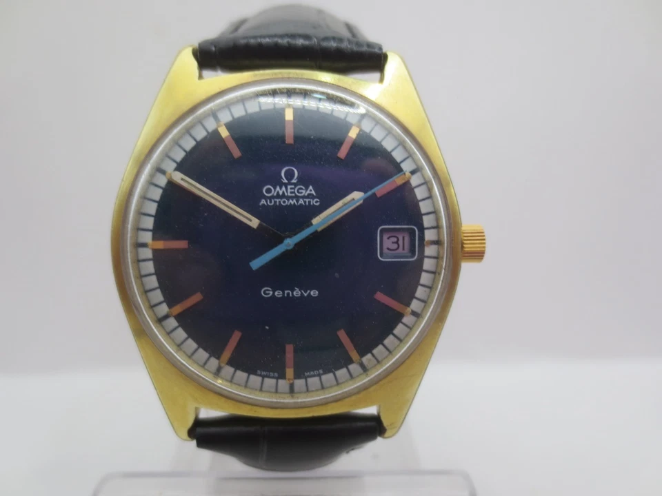 VINTAGE OMEGA GENEVE CAL.563 VERGOLDET AUTOMATIK HERREN DRESS WATCH - Bild 4 von 4