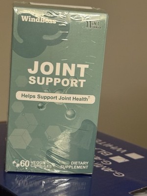 WindBoss Joint Support Glucosamine Collagen MSM Chondroitin Turmeric 60 Capsules