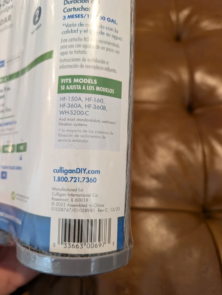 4 Culligan SCWH-5 Standard-Duty Whole House Water Filter Replacement Cartridges - Image 4 of 4