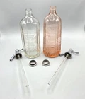 British Syphon Co. Seltzer Bottles Cross / Country Club Beverages Vancouver Pink