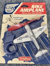 Schilling Bike Airplane With Moving Propeller New Old Stock Sealed Packaging