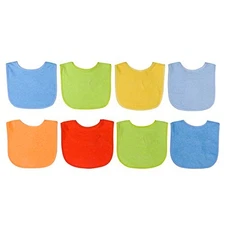 Neat Solutions Knit Terry Feeder Bib 8 Count