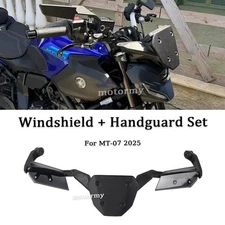 Windshield Wind Deflector Bracket W/Handguard Accessory For Yamaha MT-07 2025