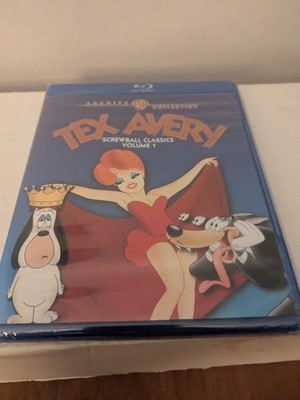 Tex Avery Screwball Classics: Volume 1 (Blu-ray 2020)  Free Shipping