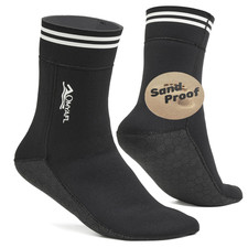 Omyafl Water Socks 3Mm Neoprene Socks Sand Proof Crew-Sock For Beach Soccer