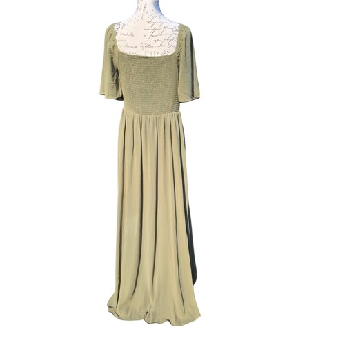 Baltic Born NWOT Sierra Sweetheart Maxi Dress in Dusty Olive Green Size Medium - Picture 6 of 12
