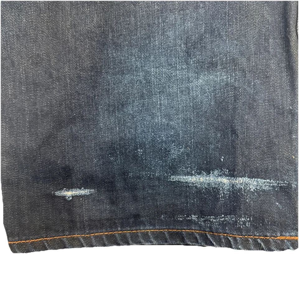 Ed Hardy Japan Dragon Tiger Embroidered Jeans 38x34 Denim by Christian Audigier - Image 4 of 4