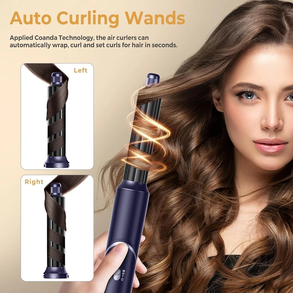 Haarstyler Set, Haartrockner, Lockenstab, Luftbürste, Föhn, 5 in 1, Ionen, Reise - Bild 4 von 4