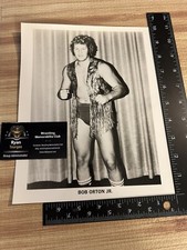Cowboy Bob Orton Jr. Original wrestling promo photo WWF WWE NWA AWA HOF vintage