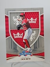 2024 Panini Crusade #162 Zach Neto Gold Foil Los Angeles Angels MLB Trading Card