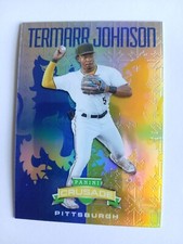 Termarr Johnson 2024 Panini Crusade Blue Prizm #62 Pirates #1 Prospect